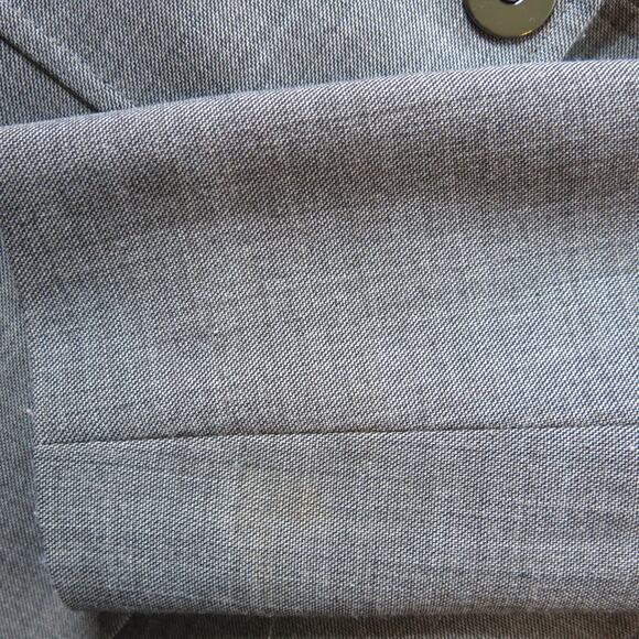 TAHARI Arthur Levine Wool Blend Jacket Blazer Size 4 Women Brown Gray Office - Picture 14 of 14